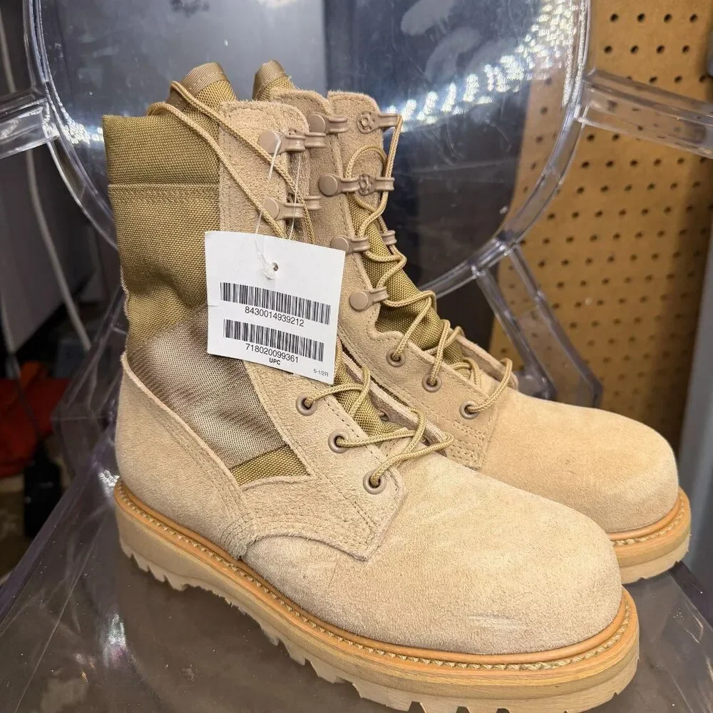 Thorogood Men's Tan and Cream Boots